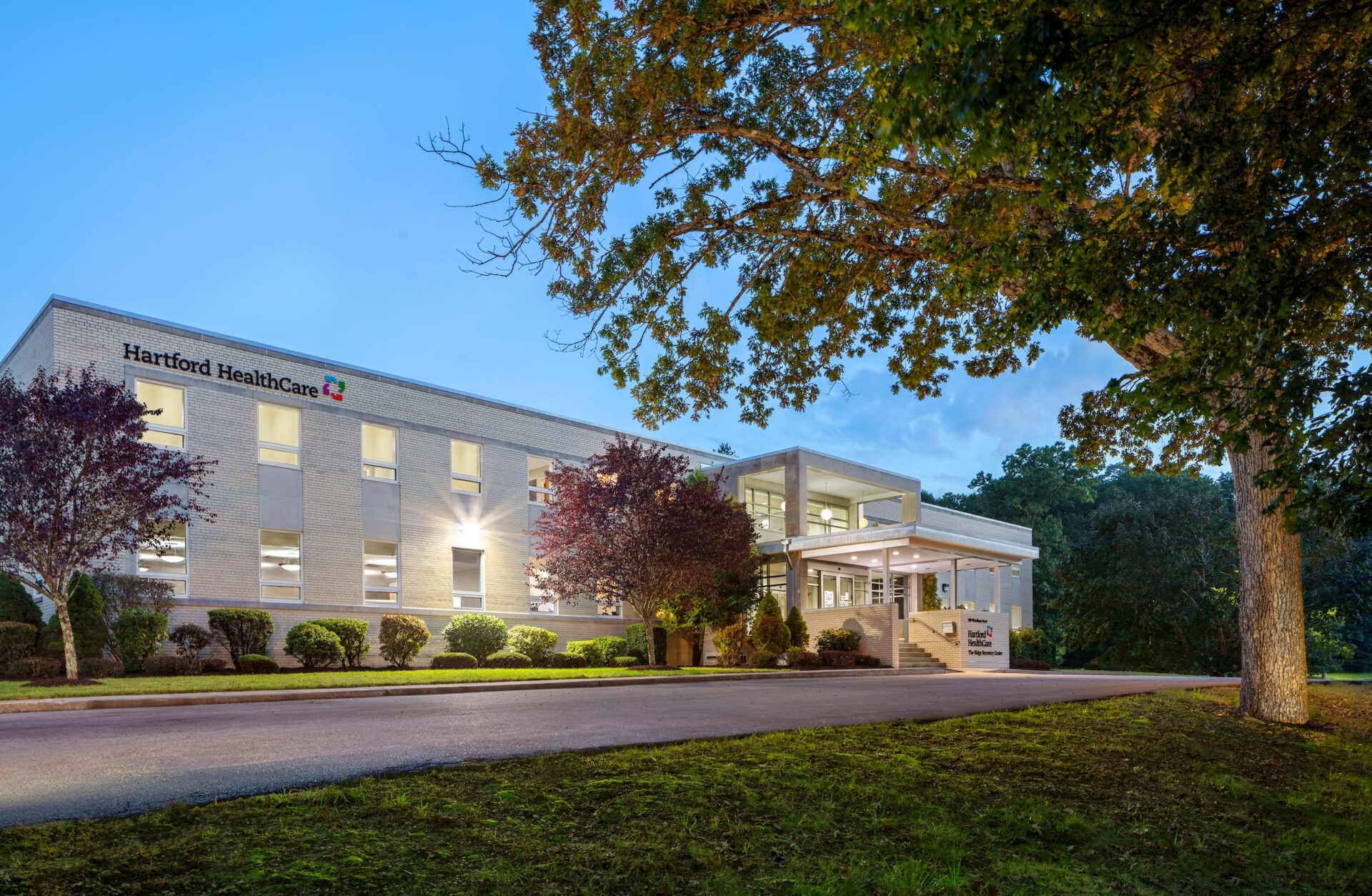 Exterior view of The Ridge Recovery Center in Windham
