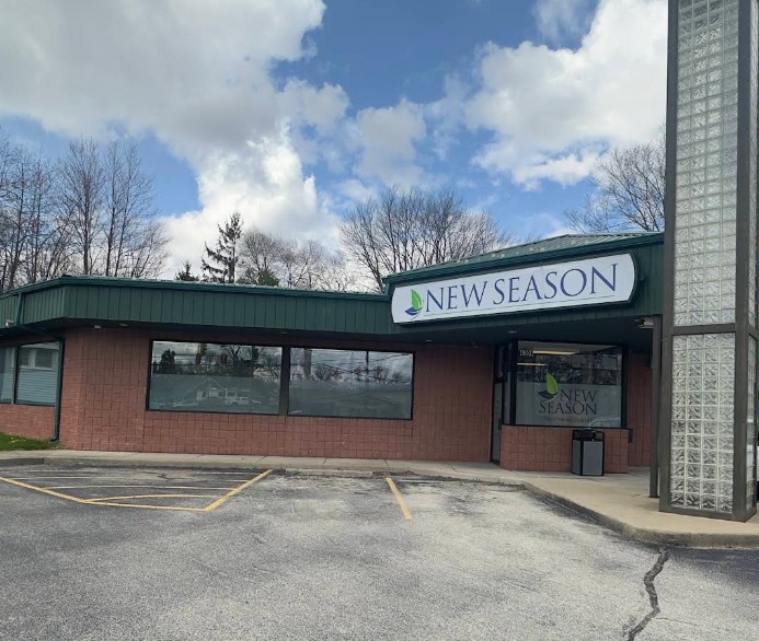 Exterior entrance of New Season Treatment Center Toledo