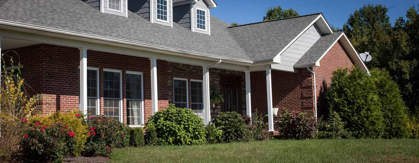 Residential treatment facility exterior in a quiet suburban setting
