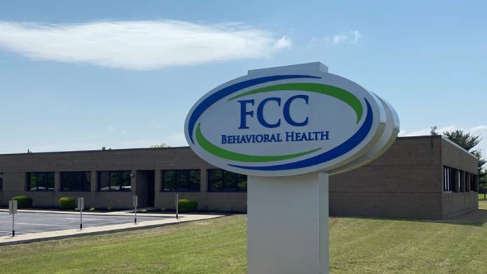 FCC Behavioral Health sign outside treatment center in Kennett, Missouri
