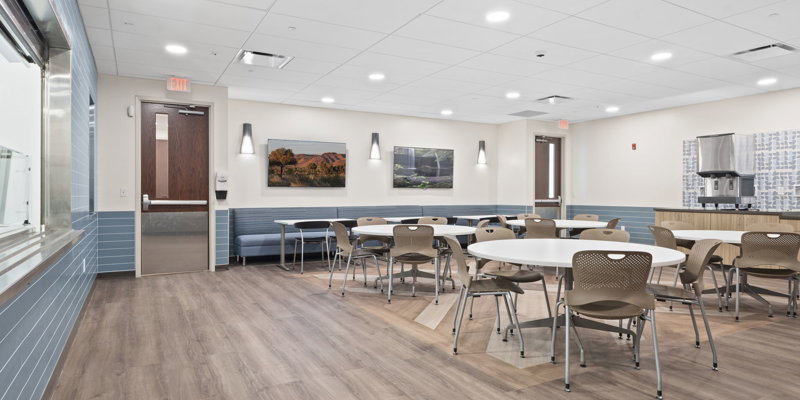 The Recovery Village Indianapolis Drug Alcohol And Mental Health Rehab Dining Area