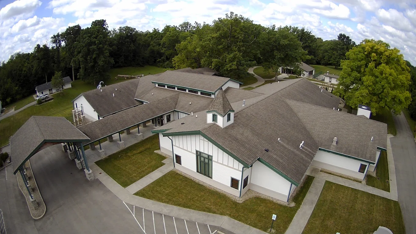 Aerial view of Mockingbird Hill Recovery Center campus