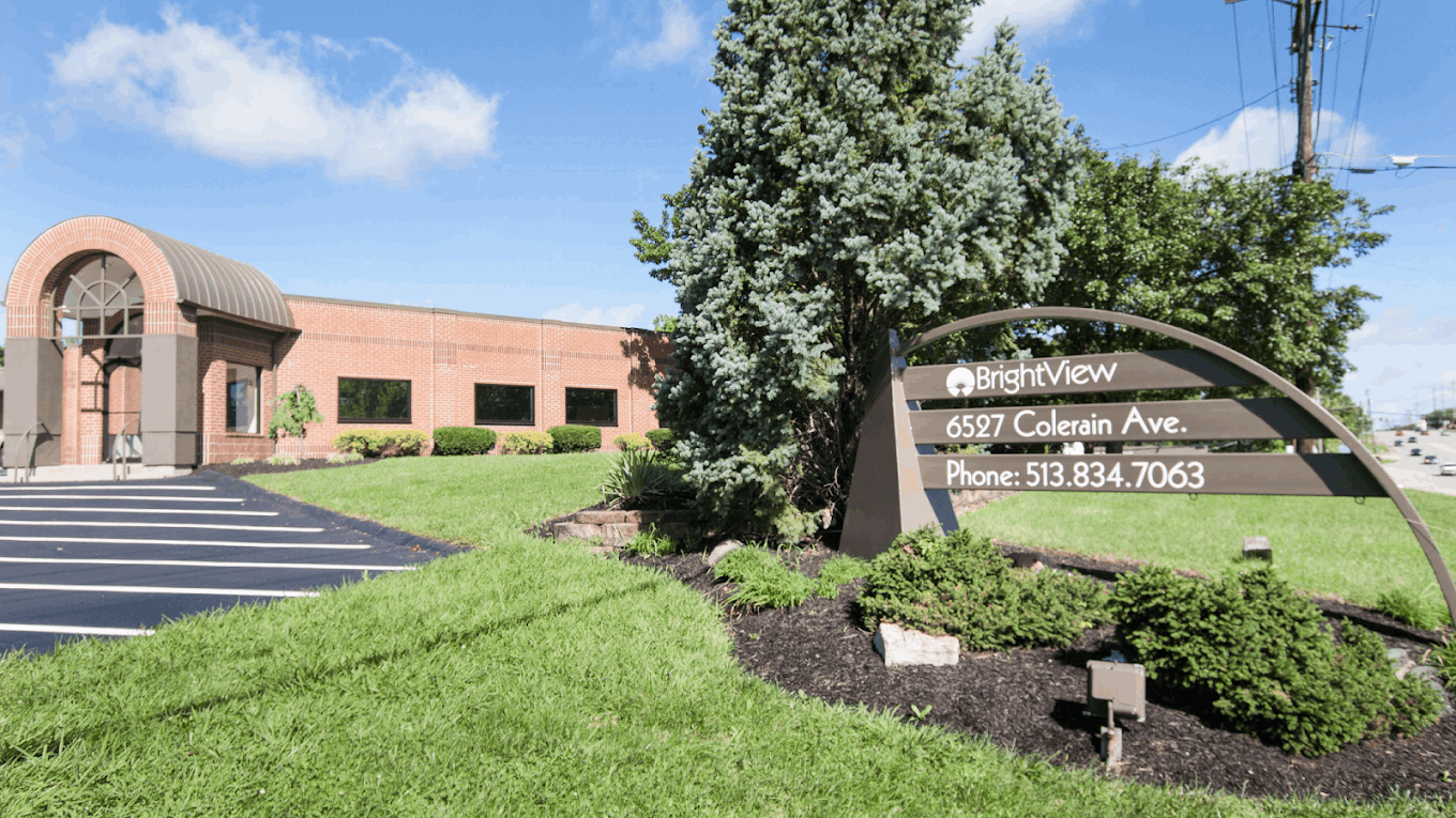 BrightView Colerain building and roadside sign