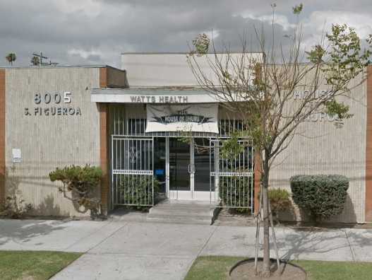 Front entrance of Watts Healthcare Corp's House of Uhuru in Los Angeles