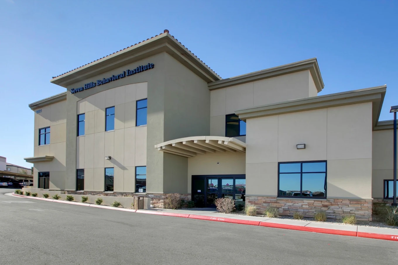 Exterior of Seven Hills Behavioral Institute.
