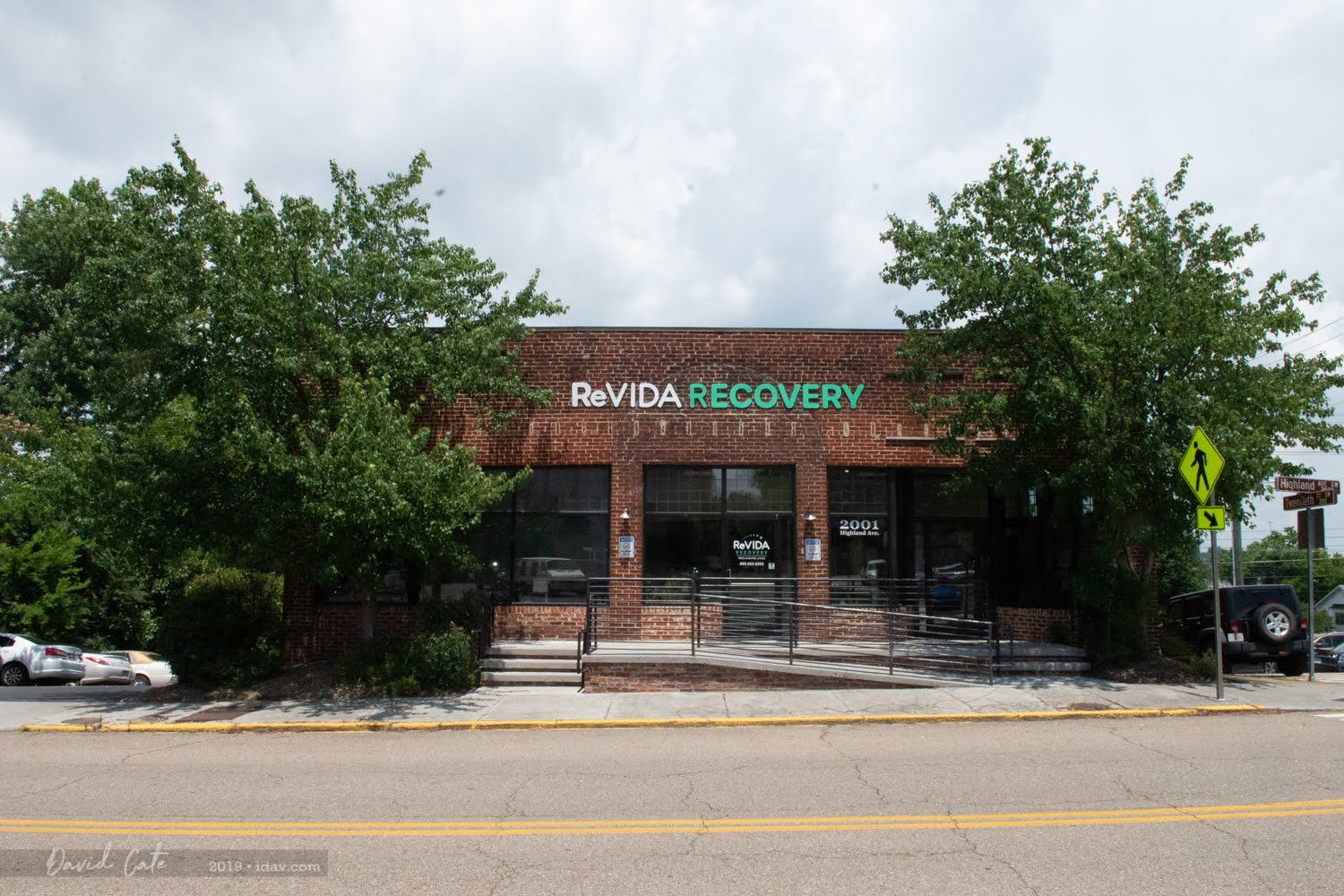ReVIDA Recovery building exterior along street in Knoxville