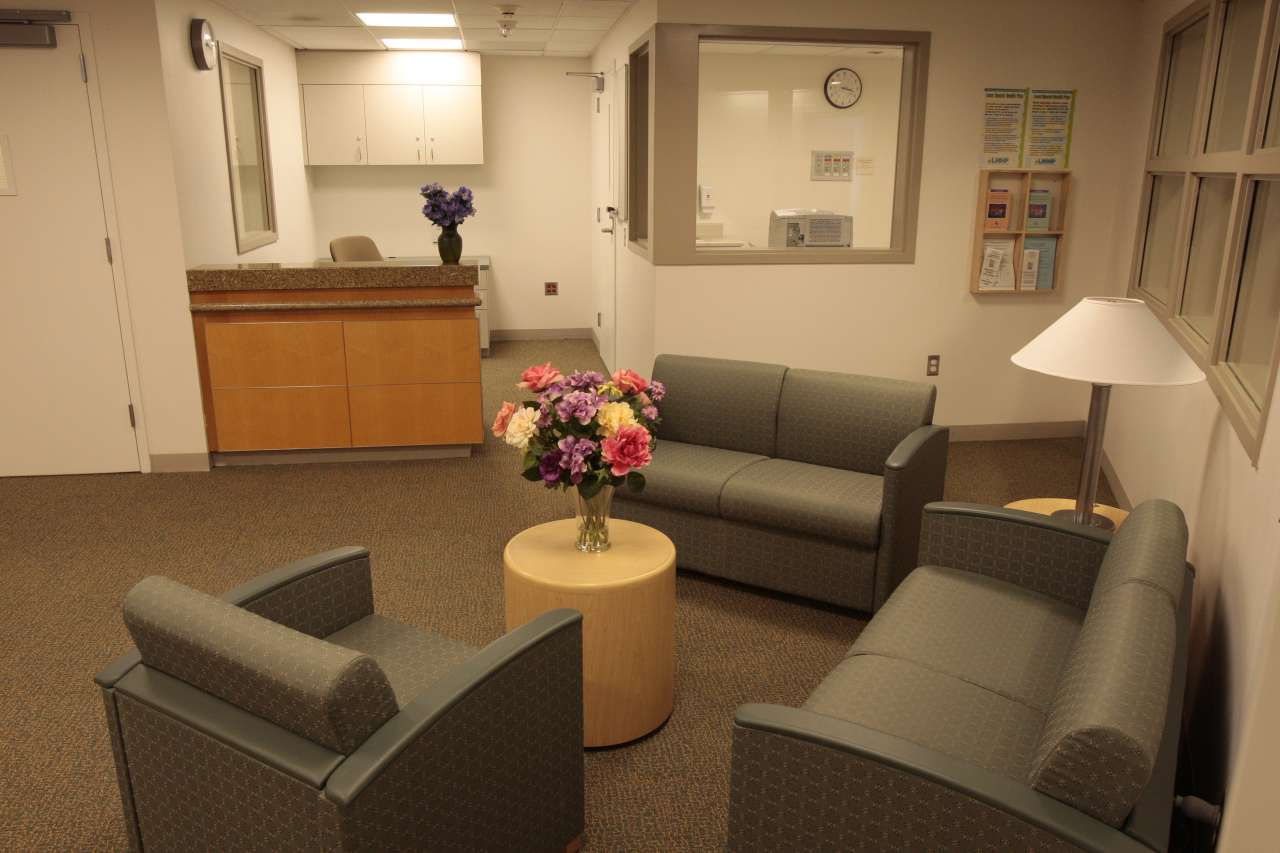 Family lounge with sofas and visitor seating