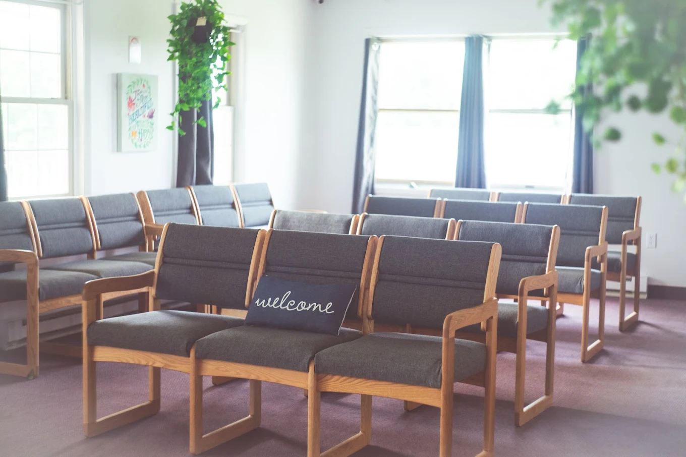 Group meeting room with chairs arranged for therapy sessions