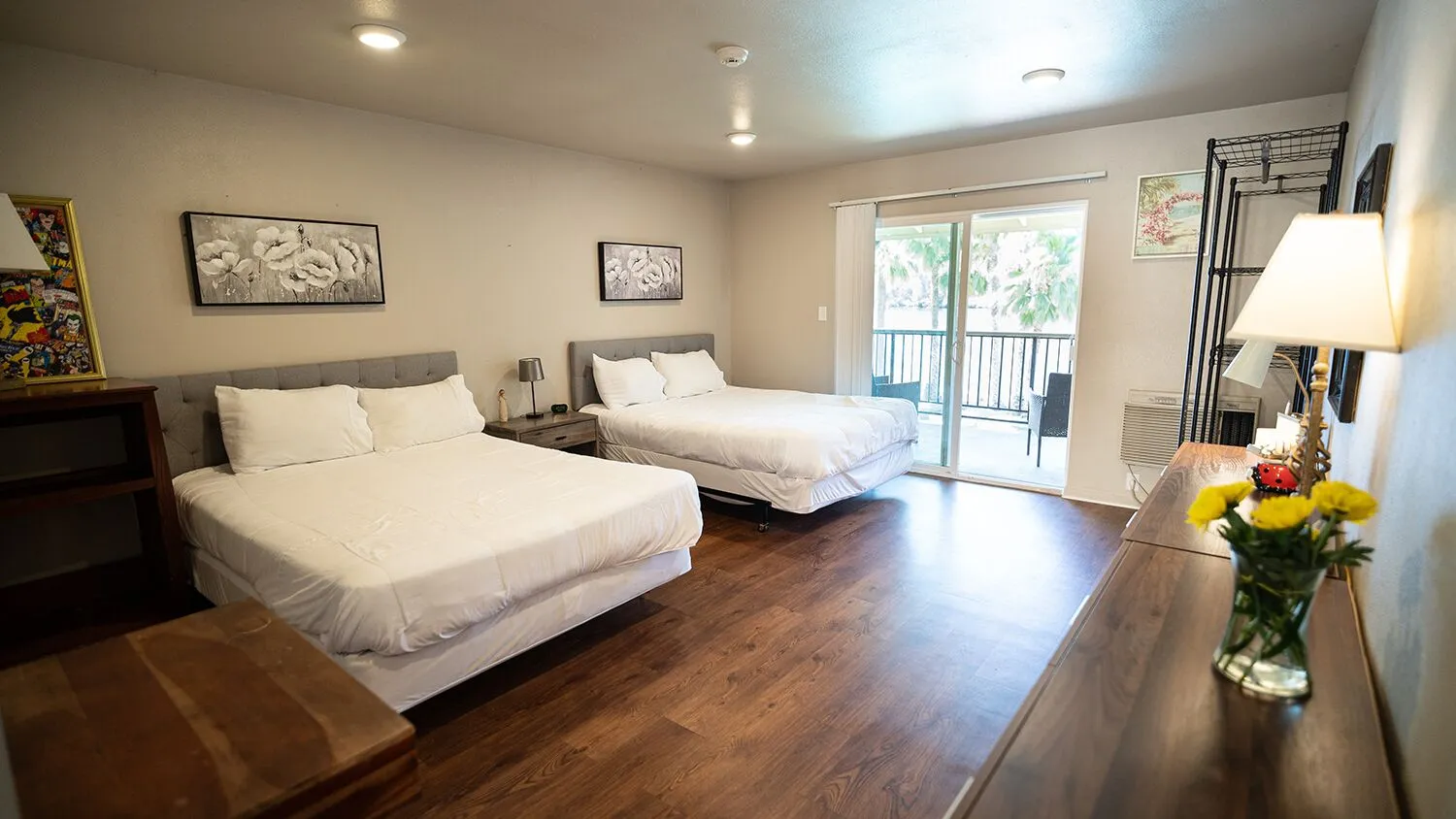 Shared bedroom with two beds at The Lakes Treatment Center
