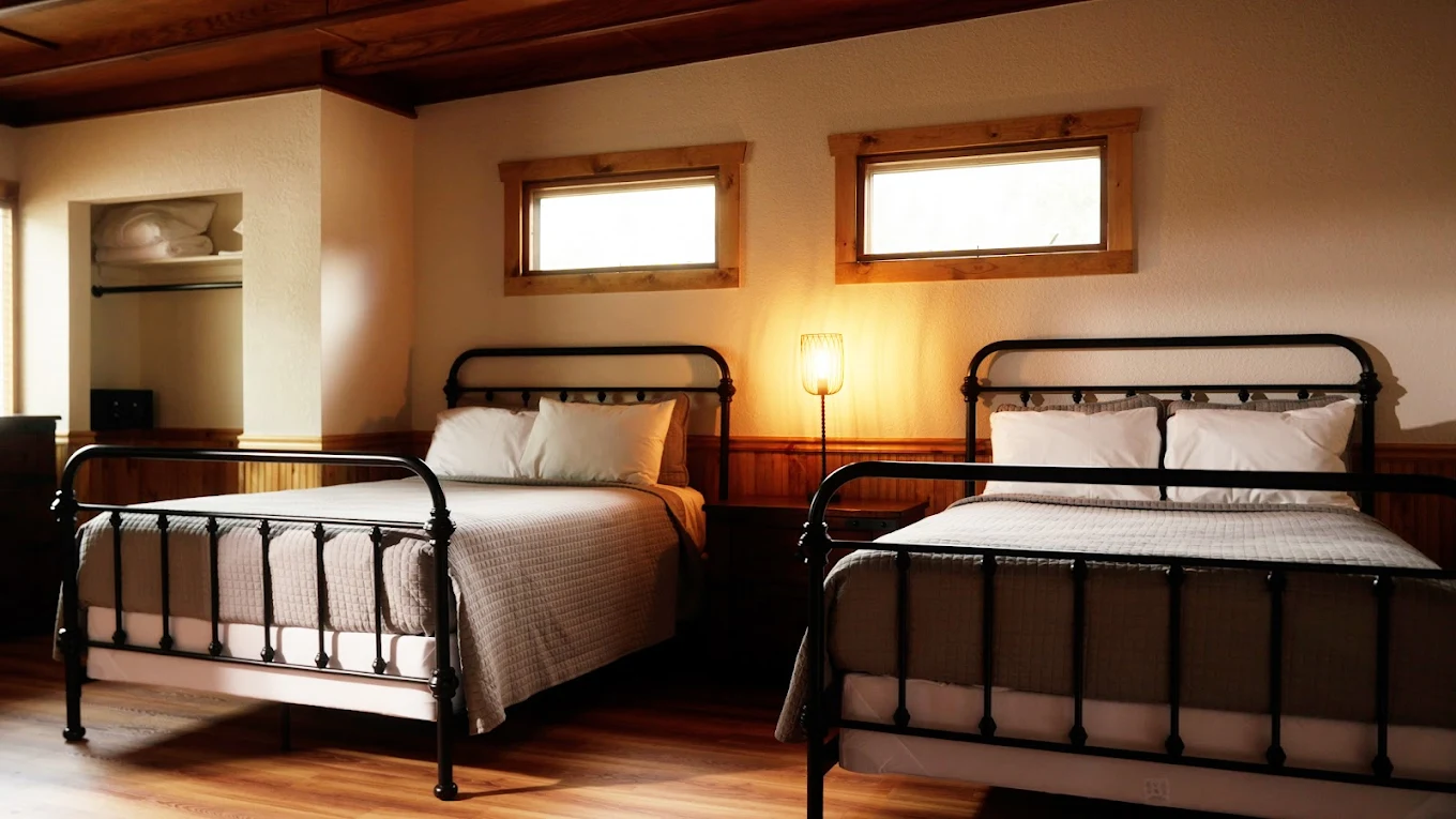 Shared residential bedroom at Harmony Foundation