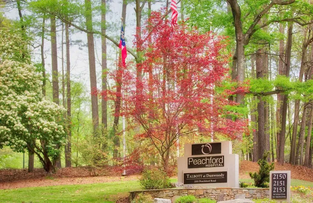 Entrance sign for Palmetto Lowcountry Behavioral Health