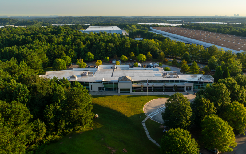 Aerial view of Talbott Recovery Campus grounds