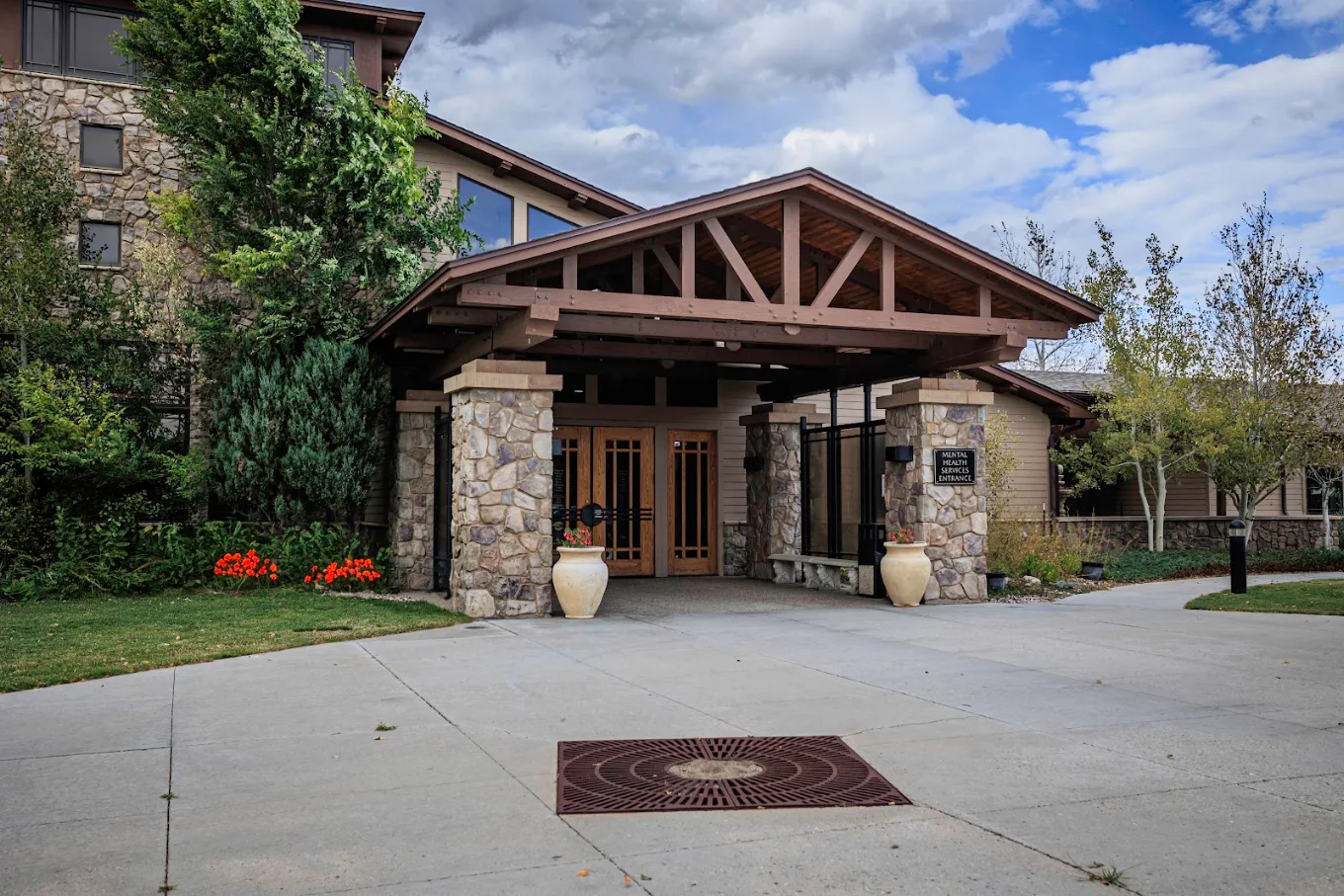 Main entrance of Central Wyoming Counseling Center in Casper