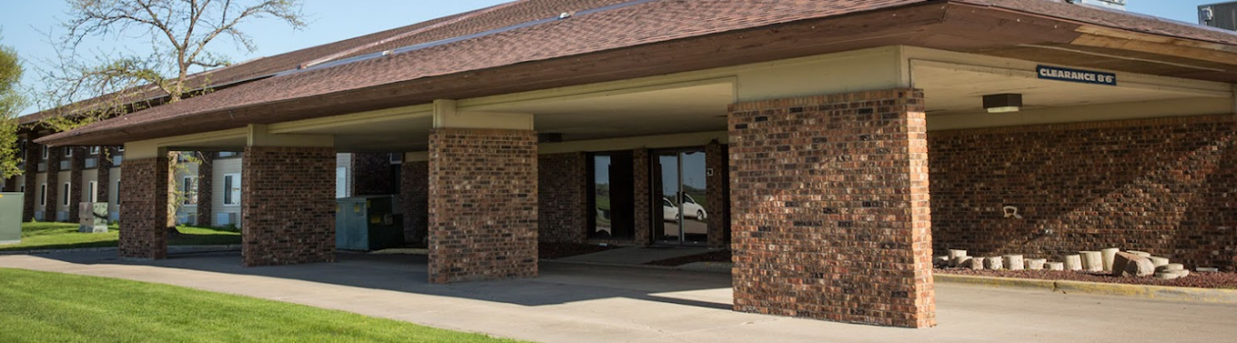 Exterior of Eosis northern plains with greenery.