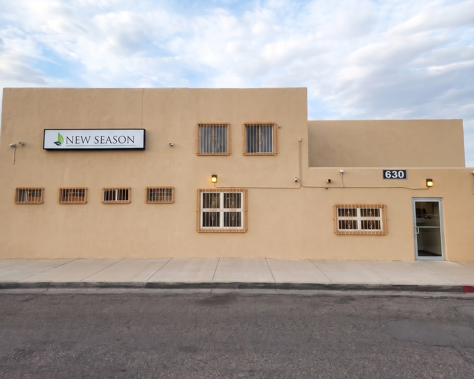 New Season Recovery building exterior with entrance and signage
