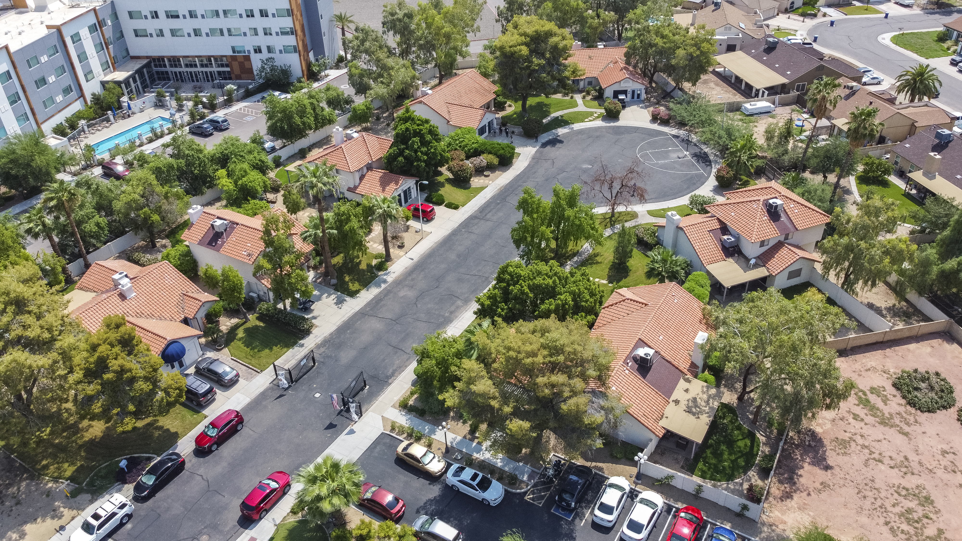 Aerial view of Virtue Recovery Center Chandler.