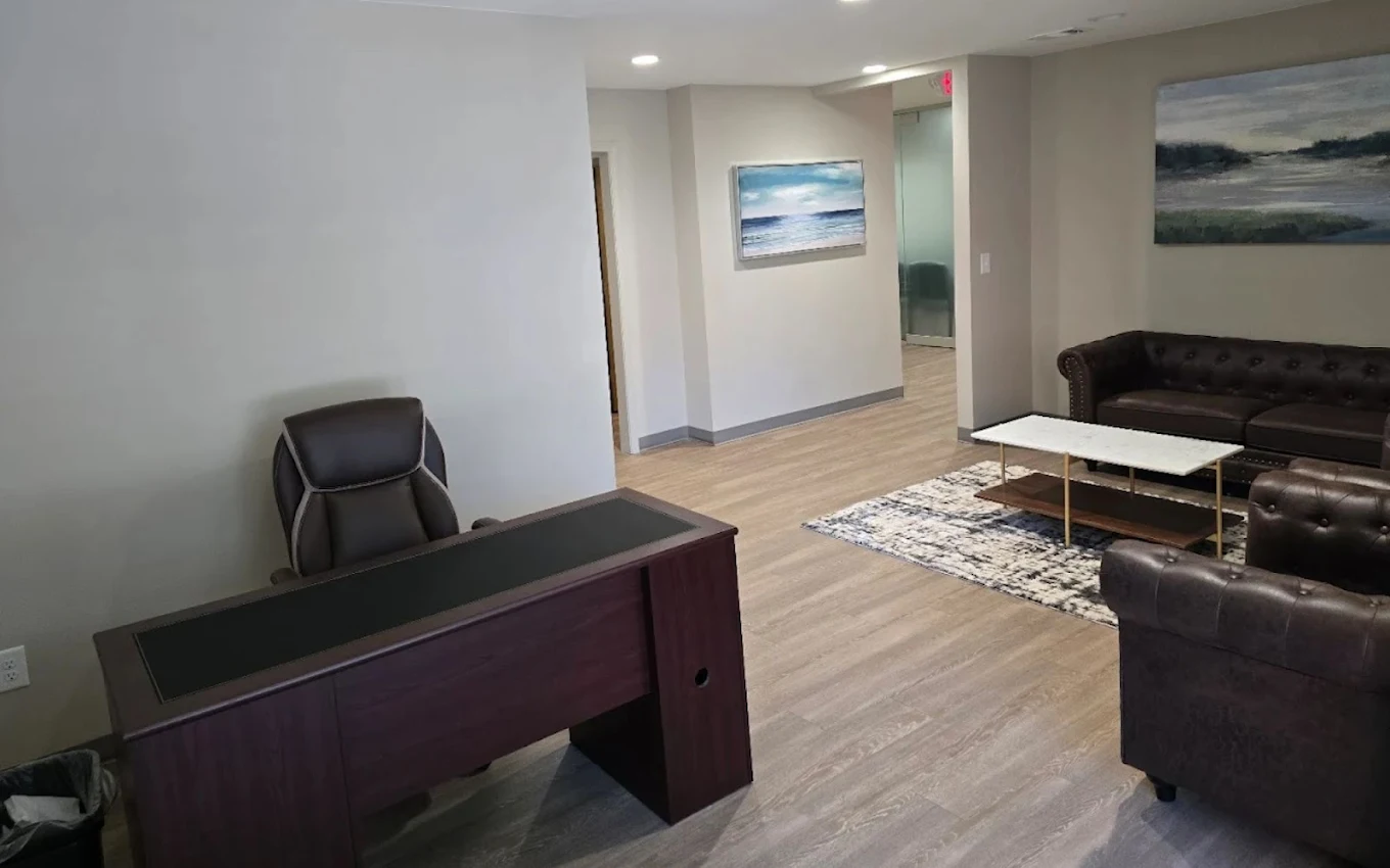 Open Reception and Lounge Area