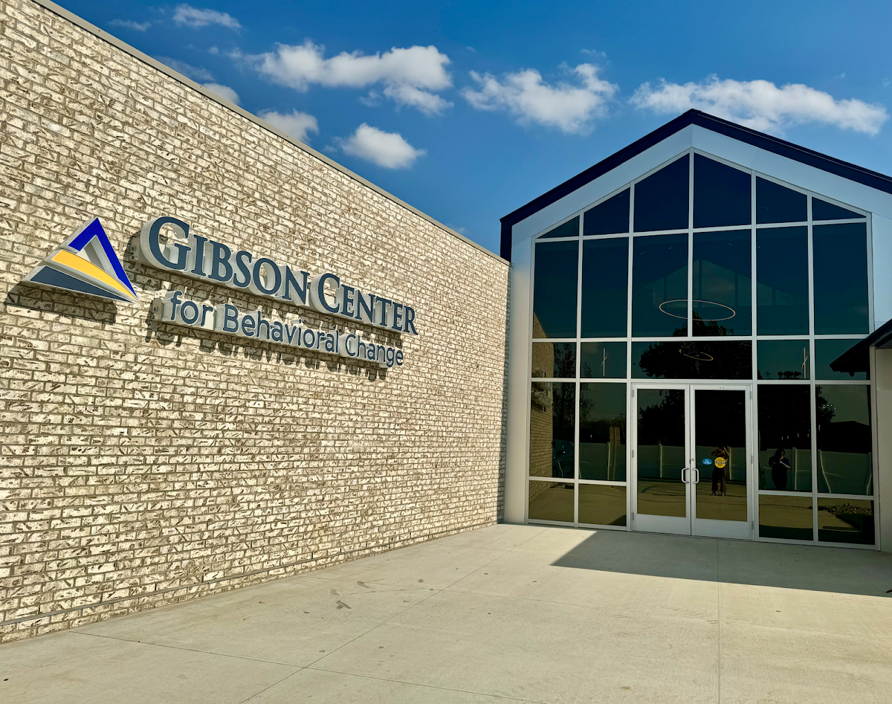 Main entrance of Gibson Center for Behavioral Change