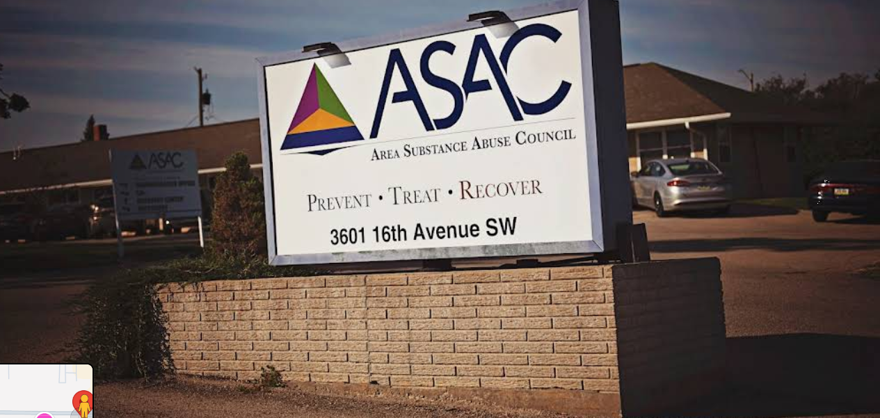 ASAC sign reading “Prevent • Treat • Recover” at facility entrance