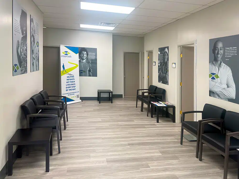 Waiting Area and Hallway in Treatment Clinic