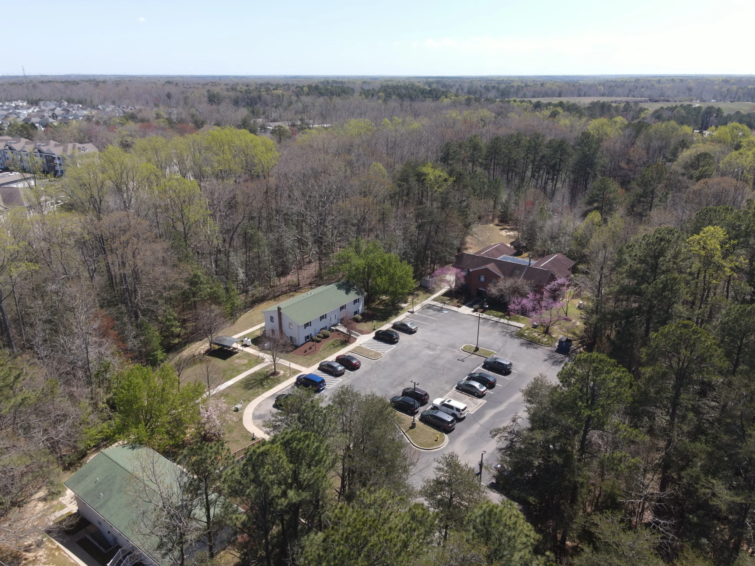 Aerial view of Pyramid Healthcare residential treatment campus