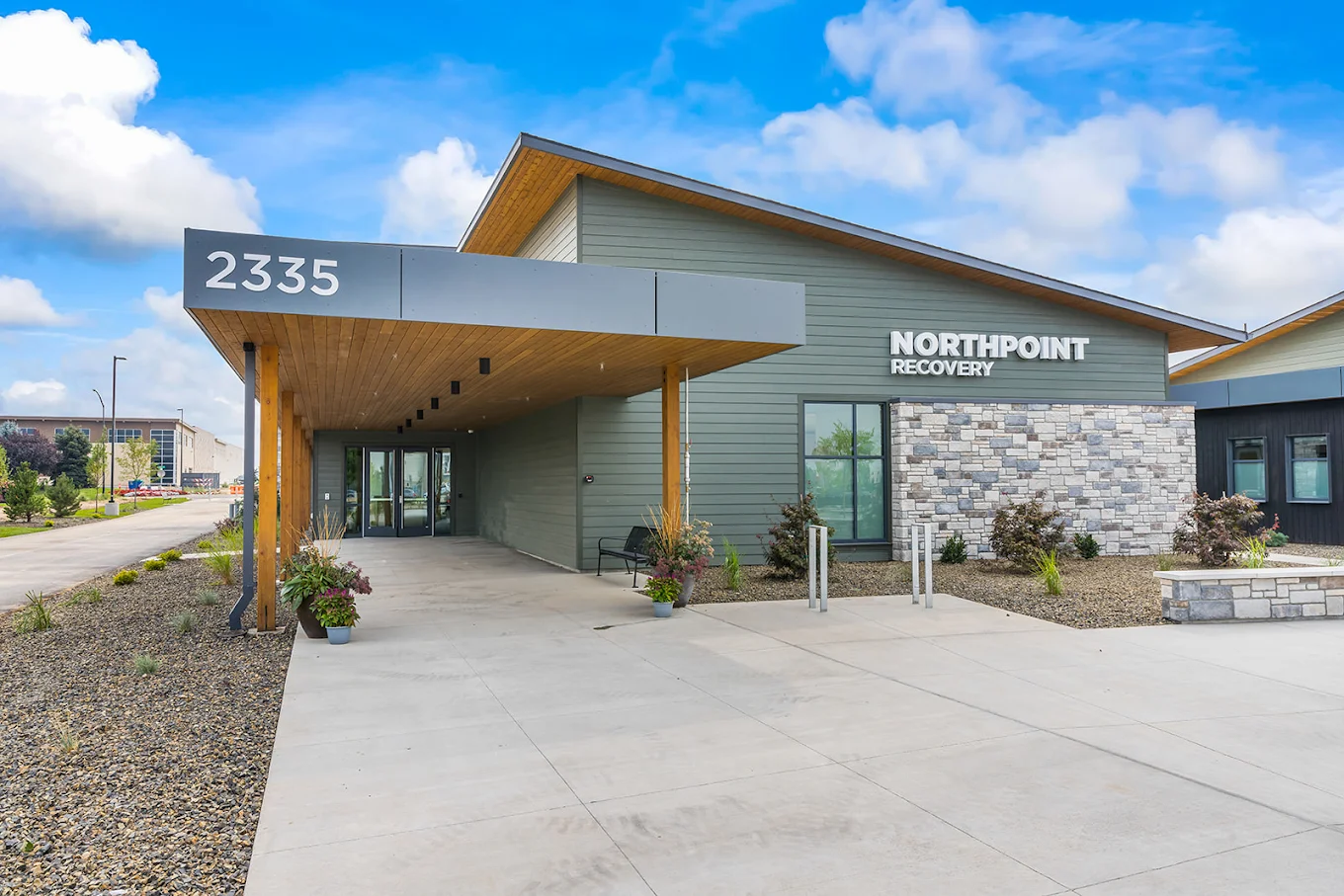 Main entrance to Northpoint Recovery Meridian