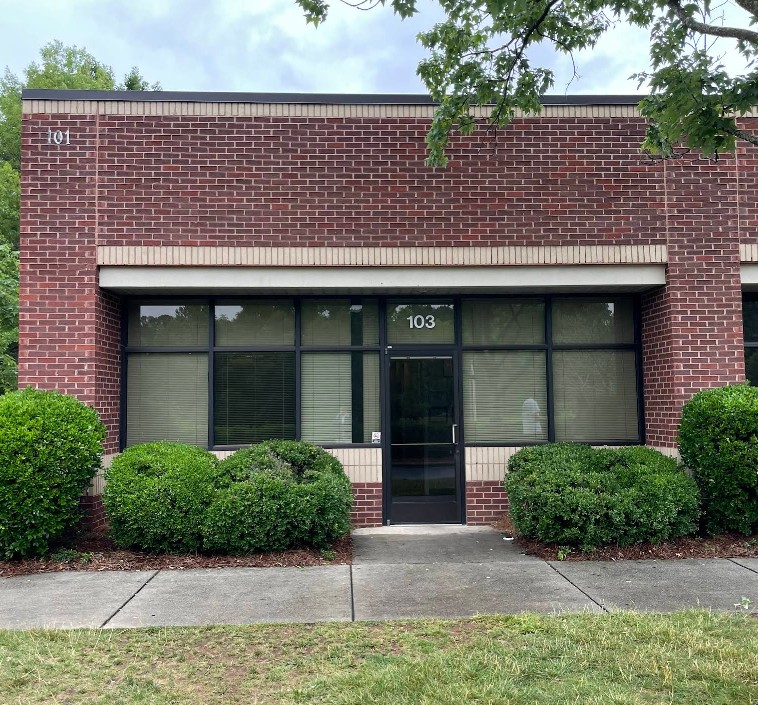 Brick exterior entrance to Insight Program Cary