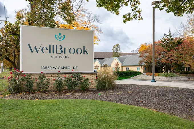 WellBrook Recovery sign outside the treatment center