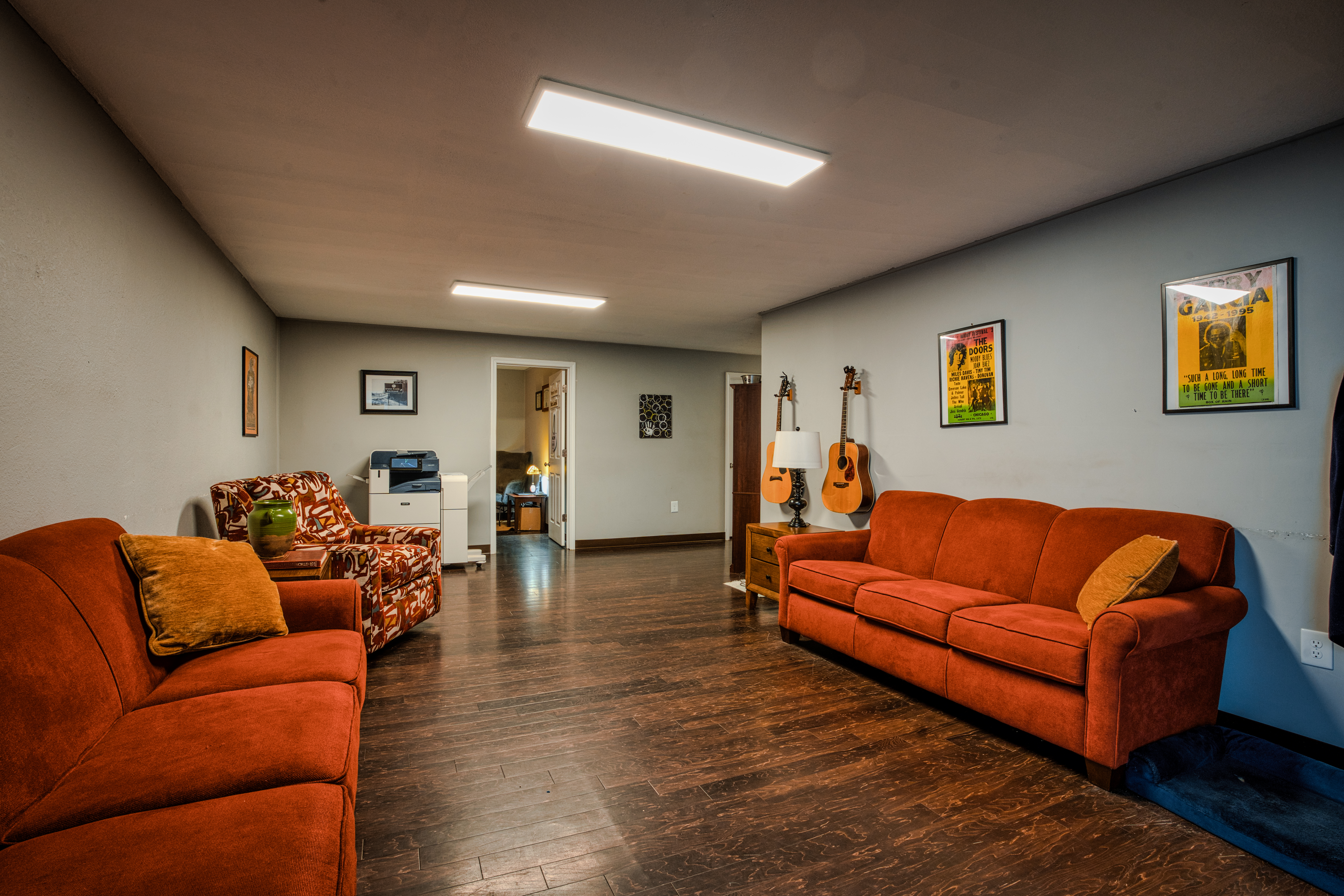 Spacious communal lounge