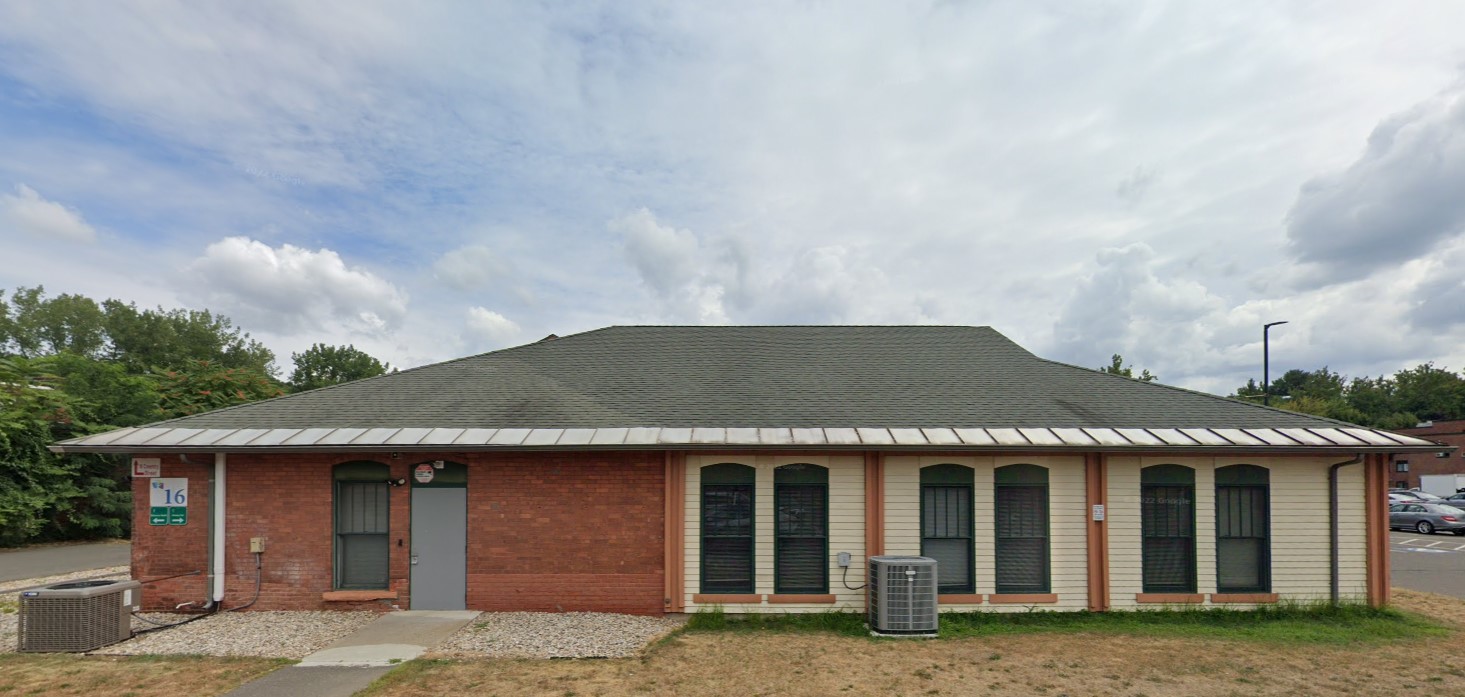 Side view of the rehab facility building