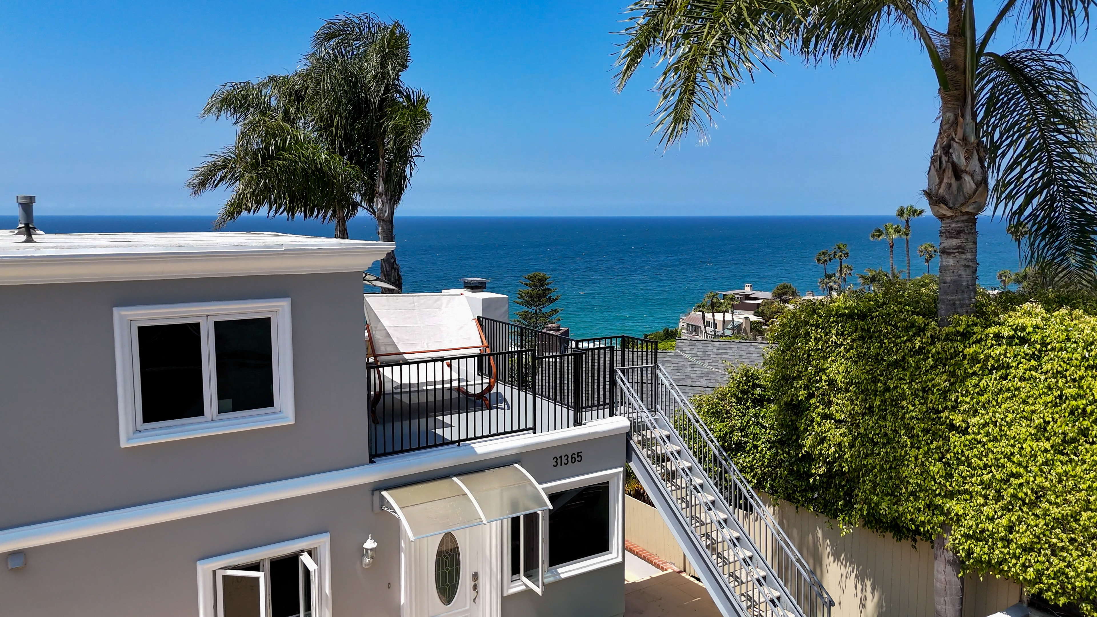 Ariel exterior with ocean view