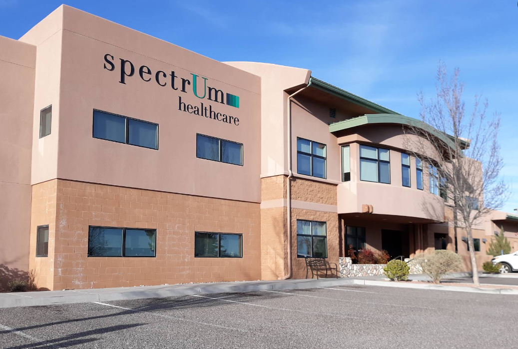 Exterior view of Spectrum Healthcare building in Cottonwood, Arizona