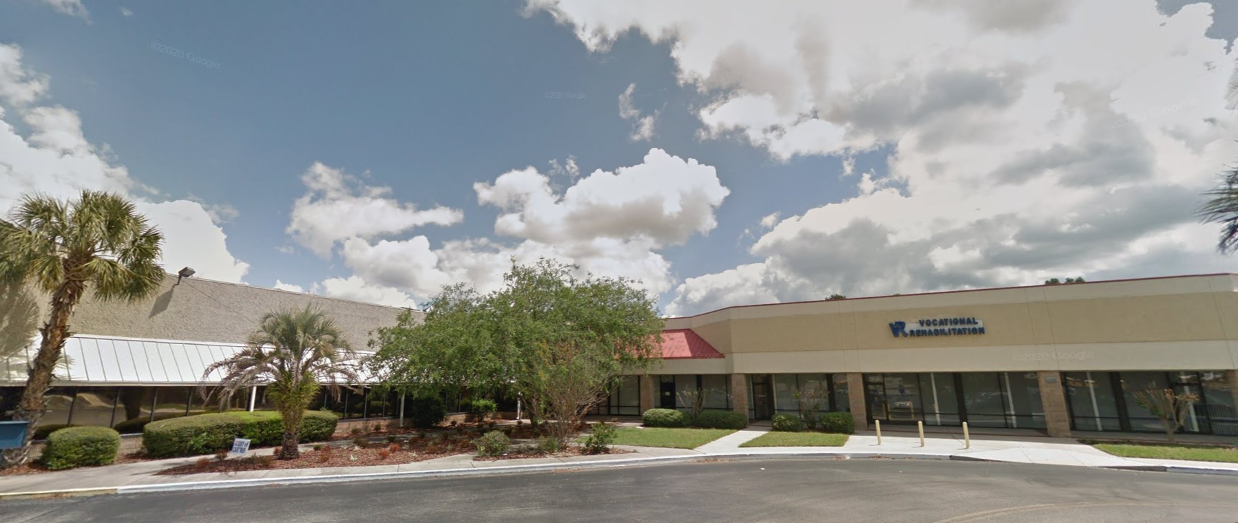 Facility exterior with signage and entrance.
