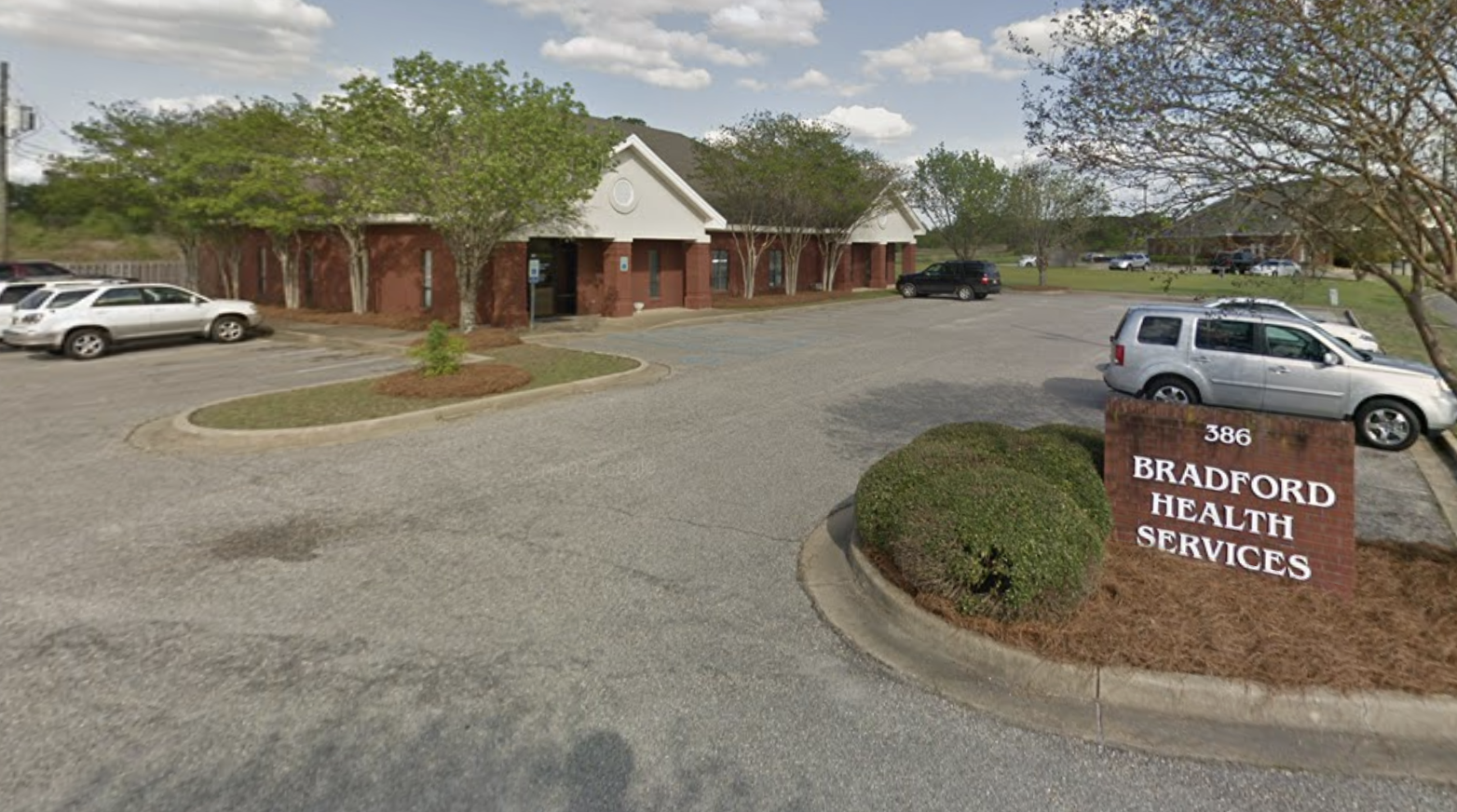 Bradford Health Services Montgomery Regional Office building and sign