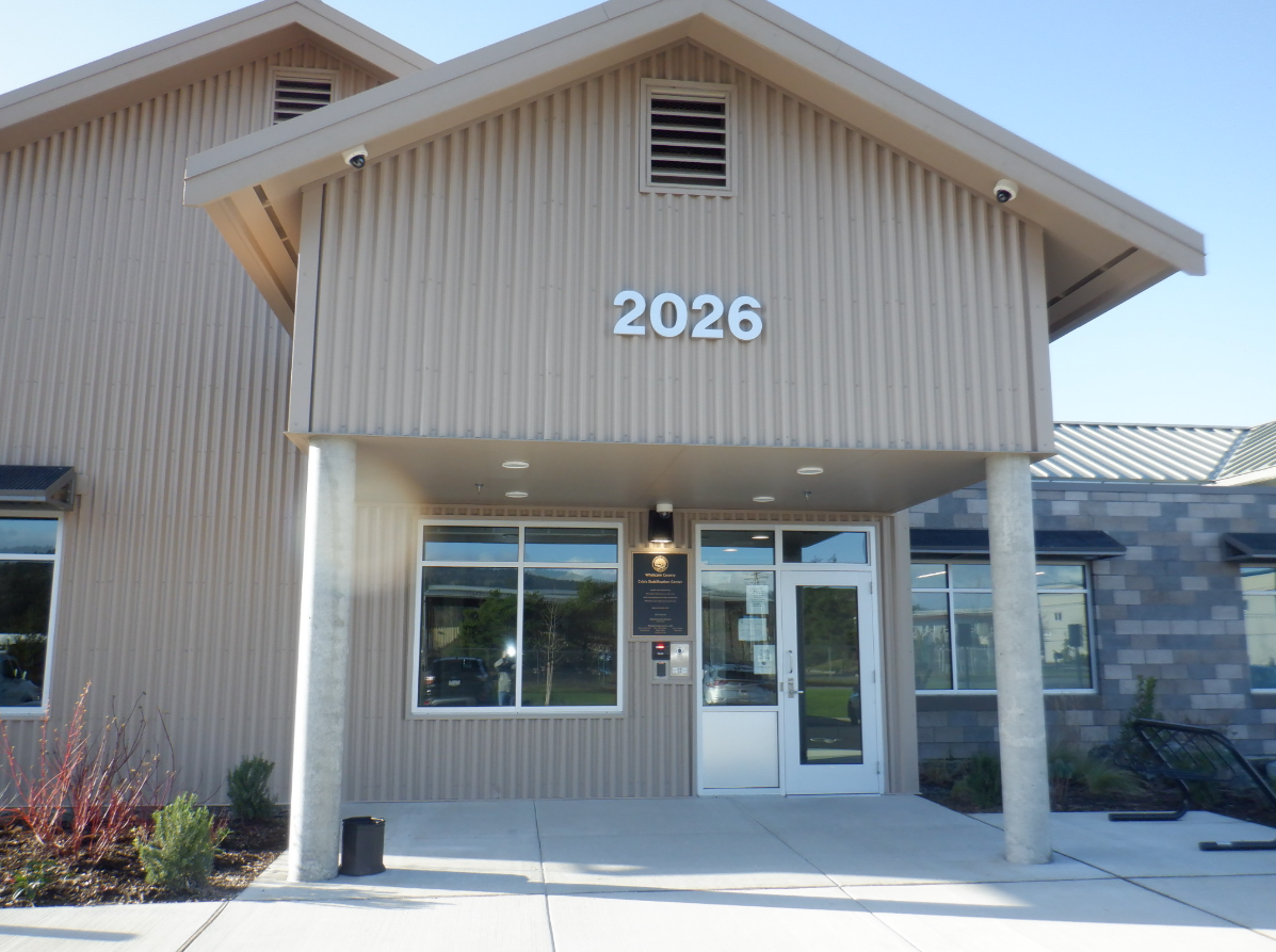 Exterior entrance of Whatcom Community Detox building in Bellingham