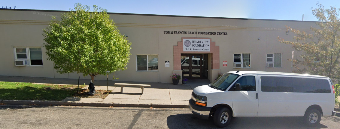 Exterior of Heartview Foundation recovery center with main entrance