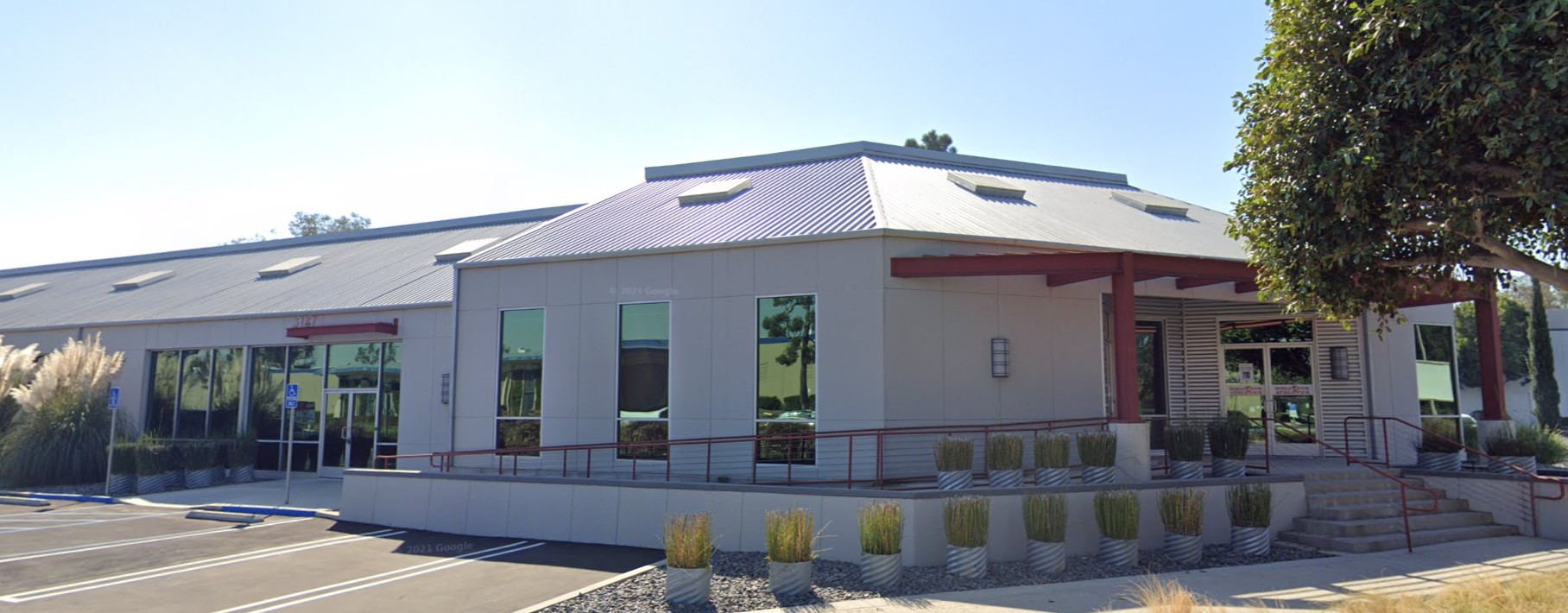 Facility with accessible ramps and parking.