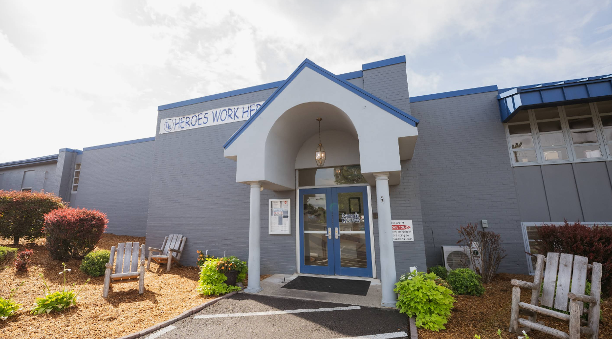 Front entrance of Isaiah House Men's Main facility