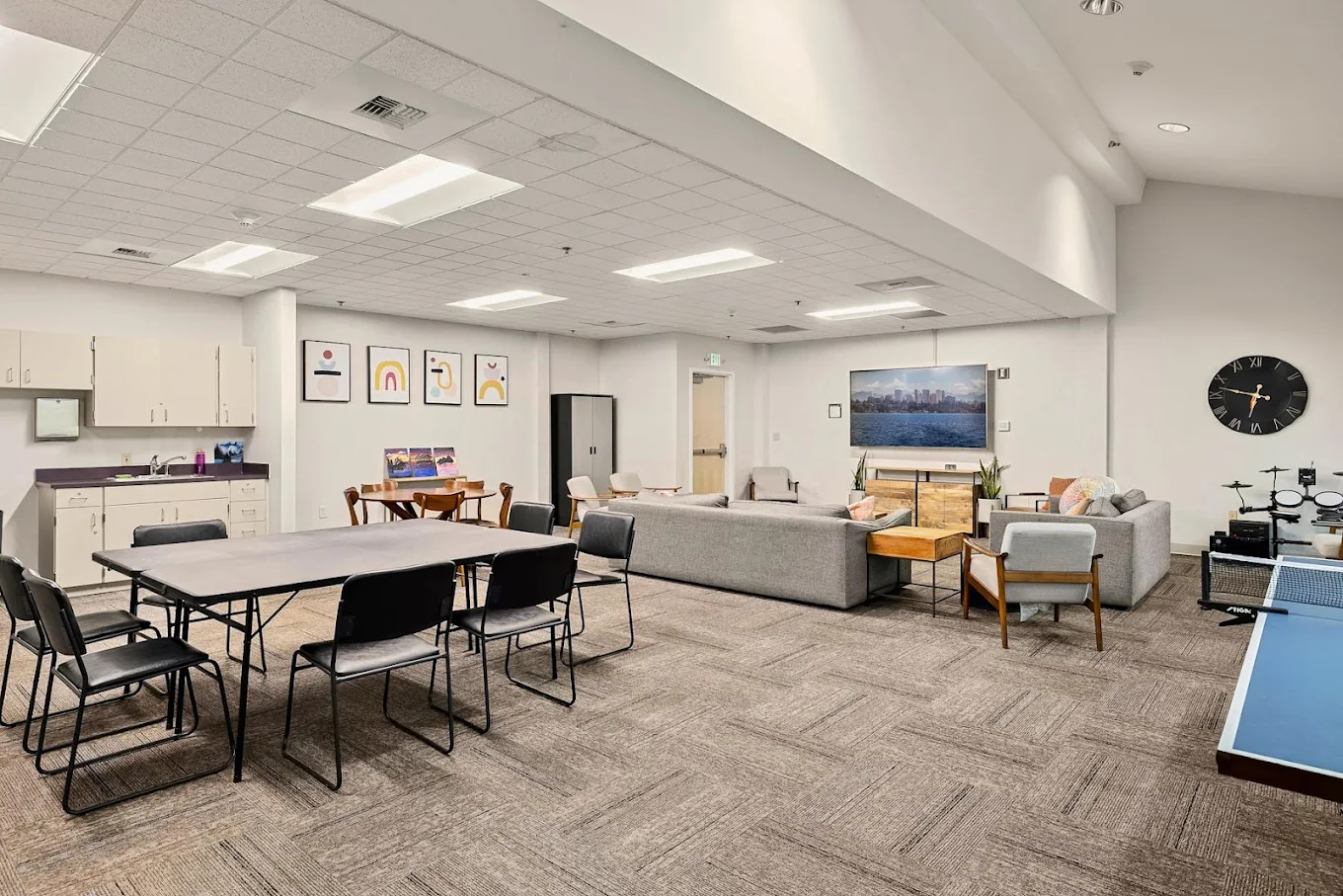 Newport Academy Kirkland Living Area