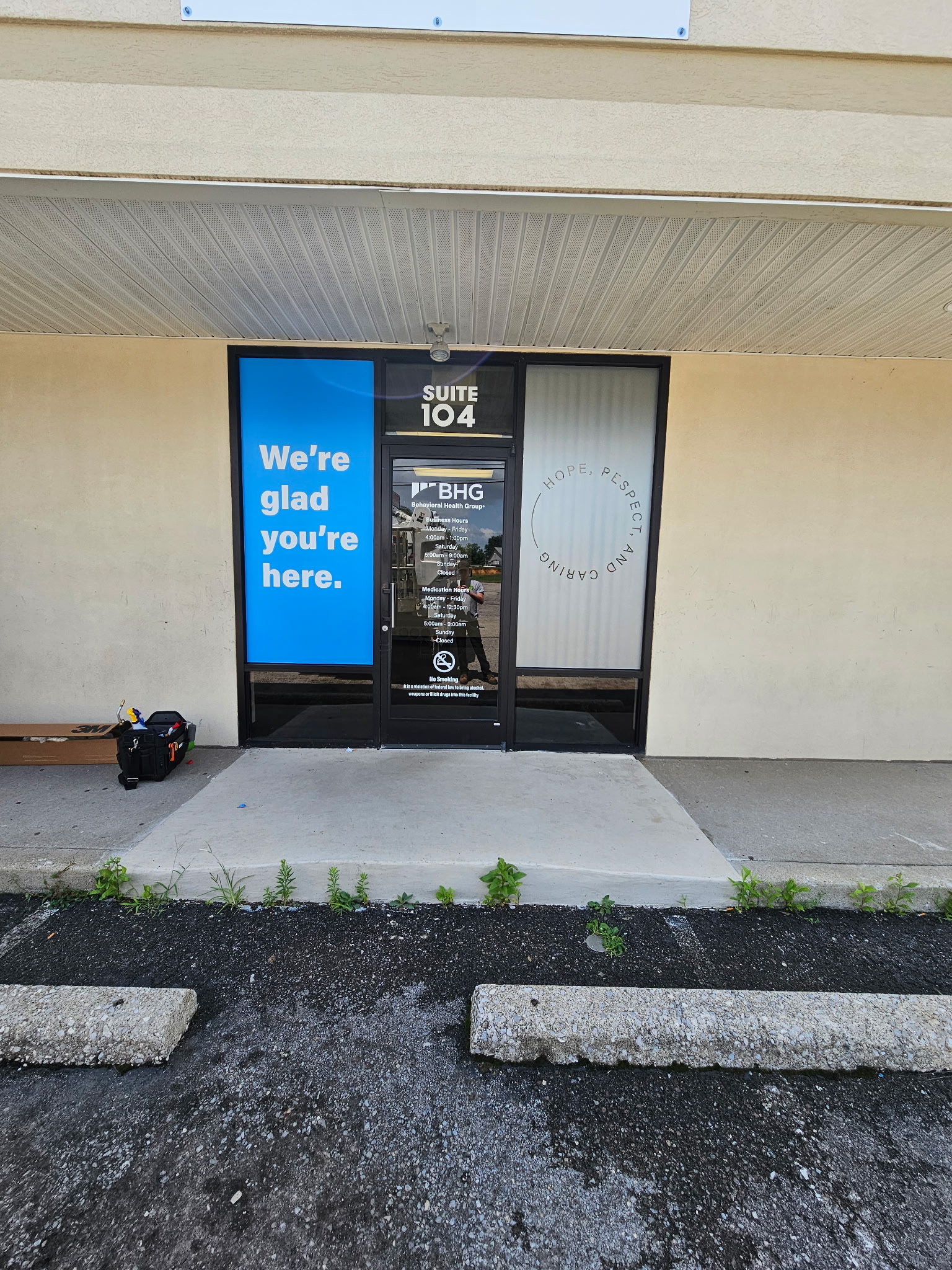 Main entrance to BHG Elizabethtown Treatment Center