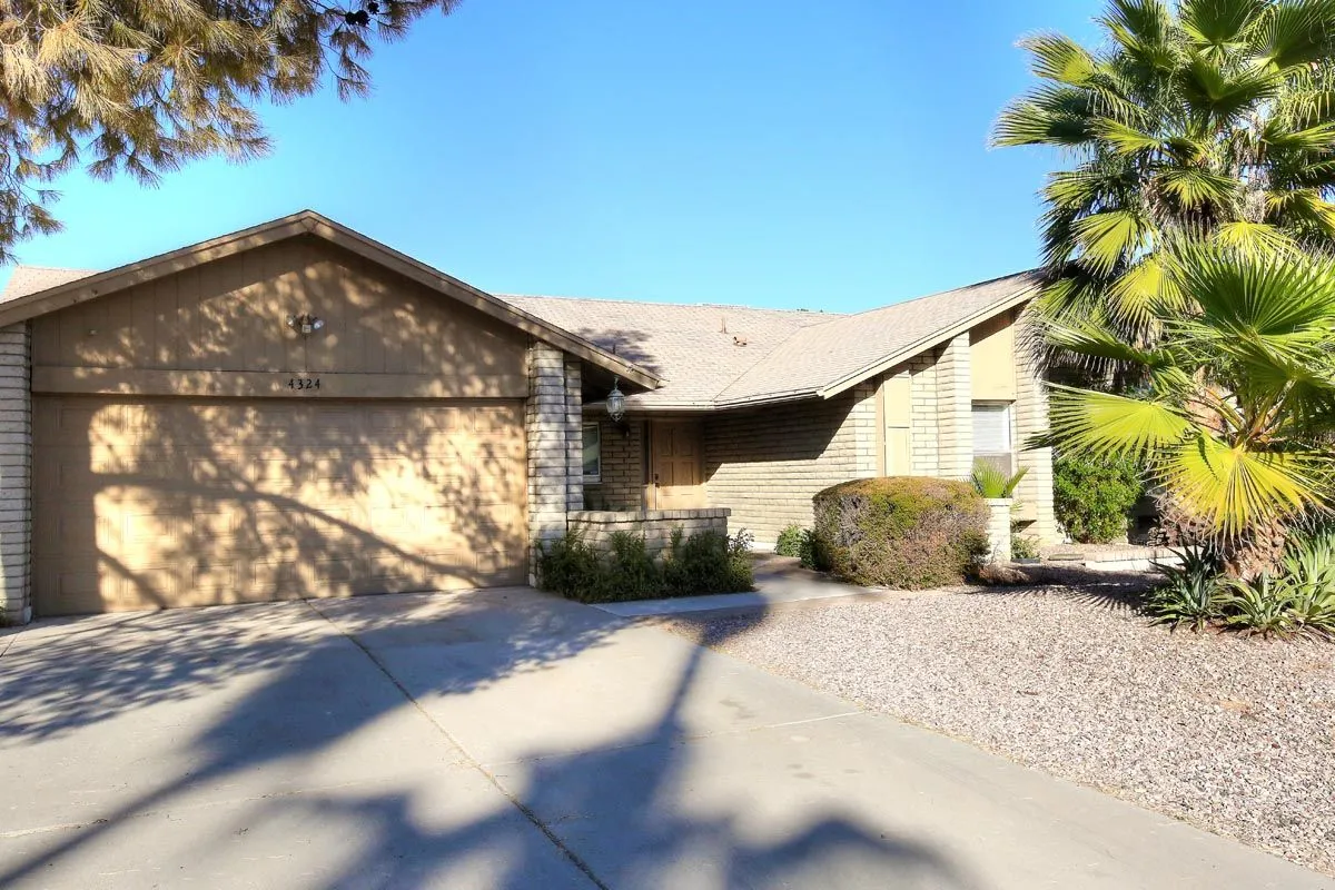 Front exterior of Sanctuary Sober Living Rose Garden residence in Phoenix