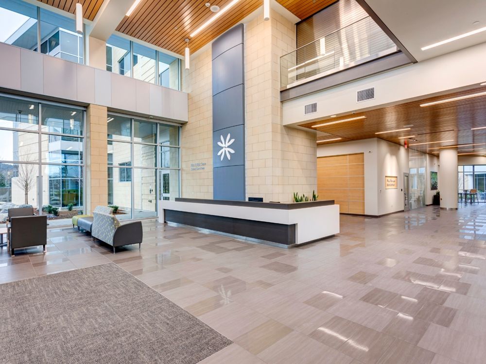 Kootenai Health Behavioral Health lobby and reception area