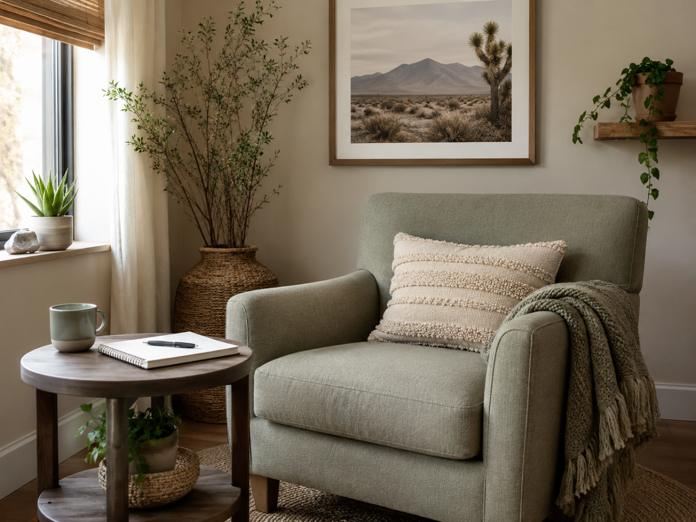Welcoming private seating area at Empower Wellness Institute in Henderson, Nevada
