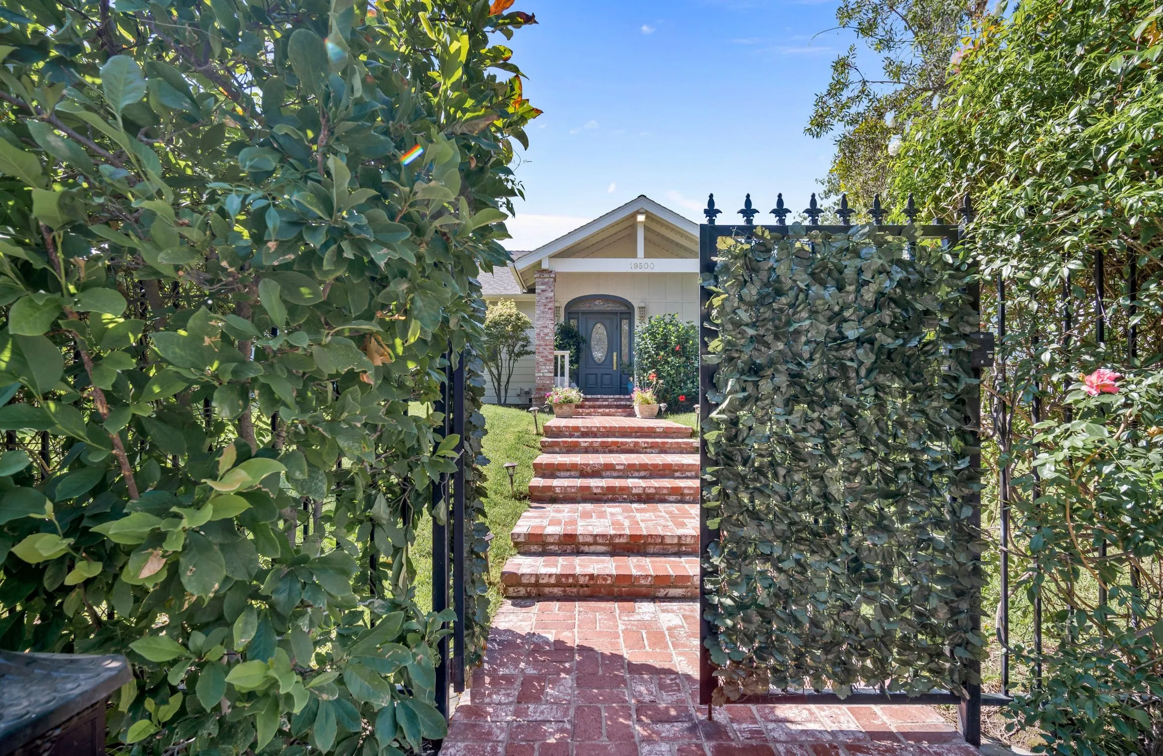 Gated entrance and walkway to Innovate Recovery facility