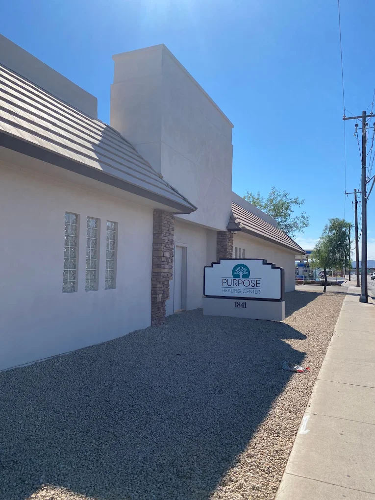 Exterior view of Purpose Healing Center building
