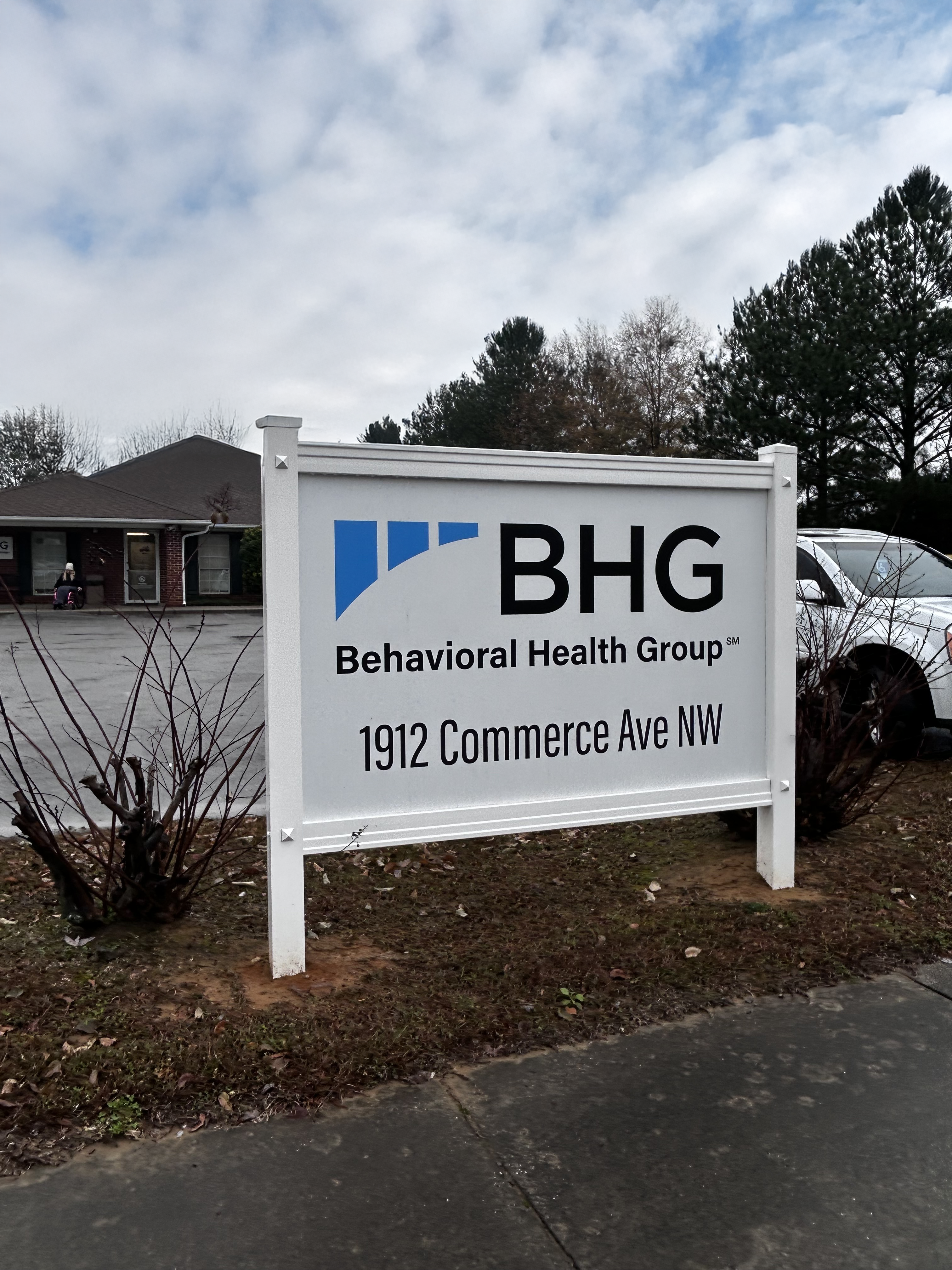BHG Cullman Treatment Center roadside sign