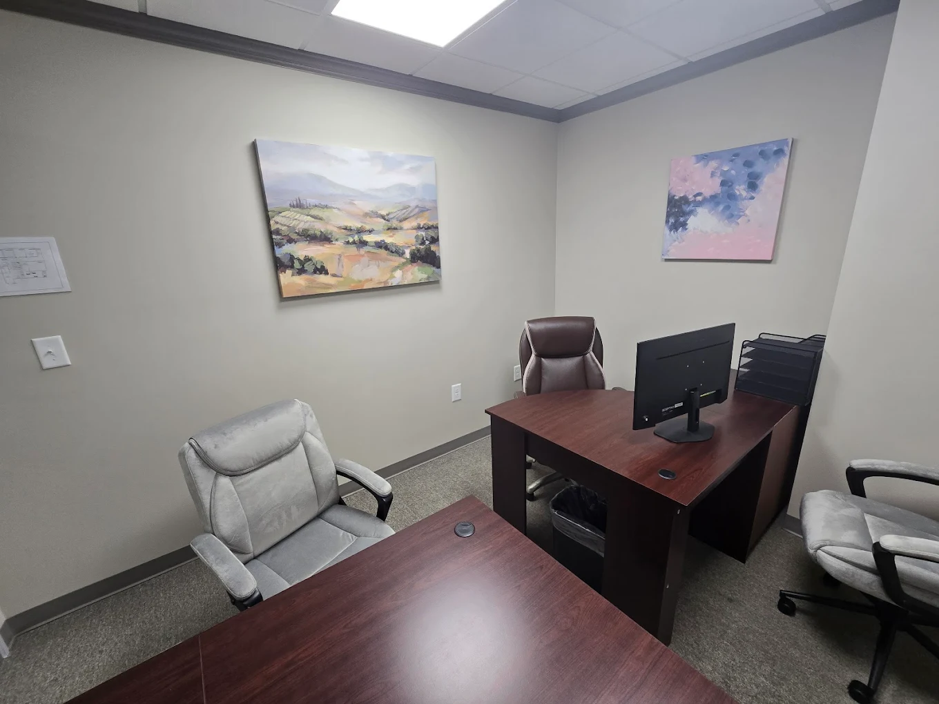 Private Therapy Office with Guest Seating