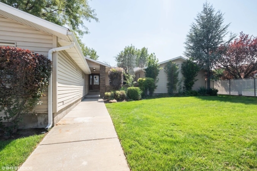 Walkway leading to entrance of residential rehab building