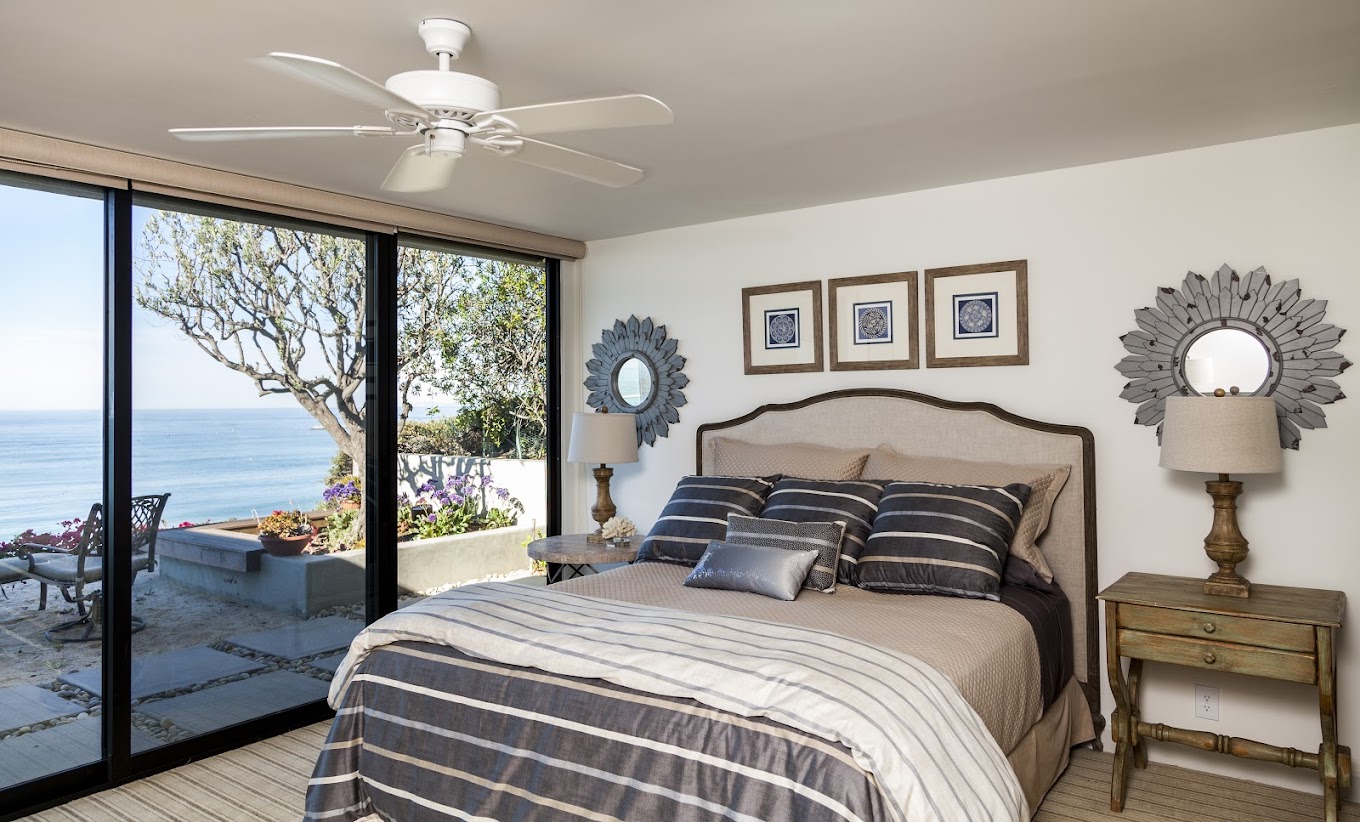 Private bedroom with outdoor access.