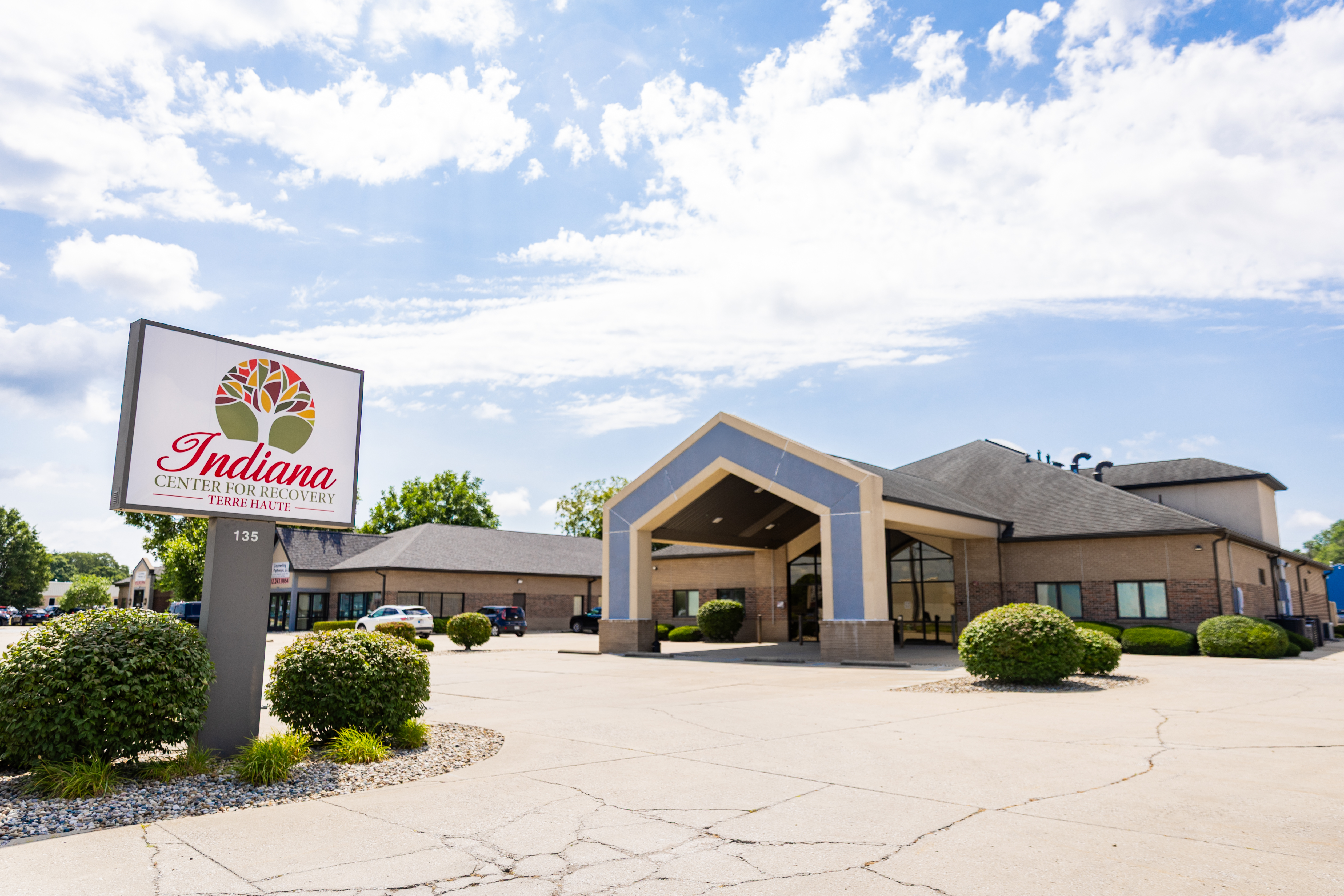 Exterior of Indiana Center for Recovery in  Terre Haute